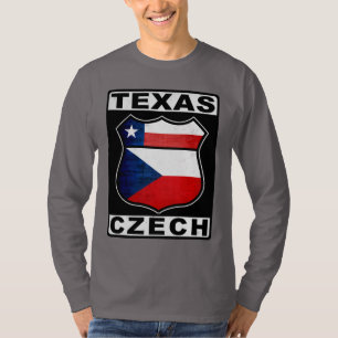 Tschechischer Amerikaner Texas T-Shirt