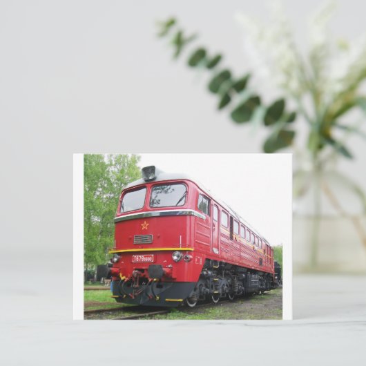 tschechischer Diesel Postkarte (Stehend Vorderseite)