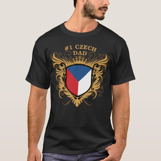 Tschechischer Vater der Nr.-eine T-Shirt (Vorderseite)