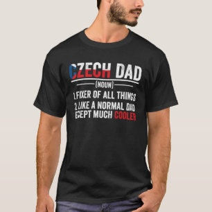 Tschechischer Vater Roots Tschechische Republik Er T-Shirt
