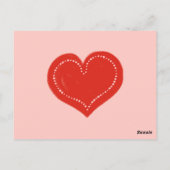 Tschechischer Weihnachtskranz Postkarte (Rückseite)