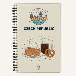Tschechisches Kulturerbe & Foto von Prag Altstadt Notizblock