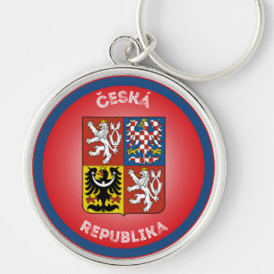 Tschechisches Republik-Erbe-Emblem Schlüsselanhänger