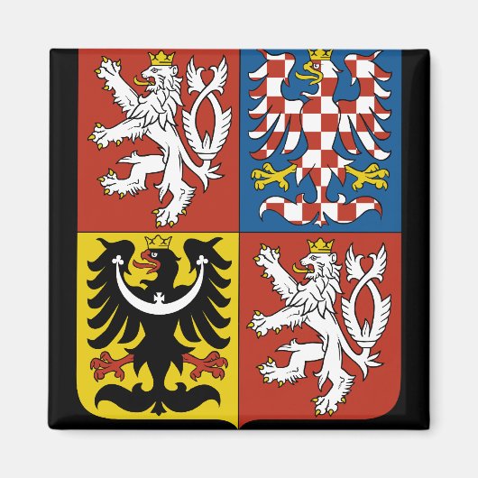 tschechisches Symbol Magnet (Vorne)