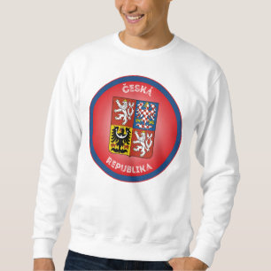 Tschechisches Wappen Kreisform Sweatshirt
