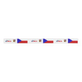 tschechisches Wappen   Ripsband (Vorderseite)
