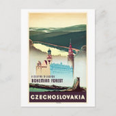 Tschechoslowakei Bohemischer Wald Print Postkarte (Vorderseite)
