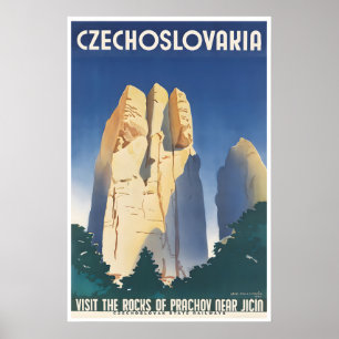 Tschechoslowakei Kunst Tschechischer Druck Prachov Poster