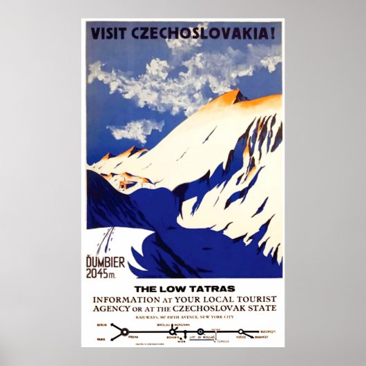 Tschechoslowakei Poster (Vorne)
