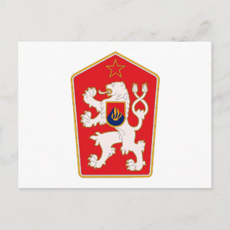 Tschechoslowakische Wappen 1960 Postkarte