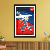 Tschechoslowakischer Luftverkehr - L Leinwanddruck (Insitu (Wohnzimmer))