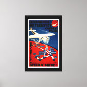 Tschechoslowakischer Luftverkehr Leinwanddruck (Vorderseite)
