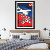 Tschechoslowakischer Luftverkehr - M Leinwanddruck (Insitu (Schlafzimmer))