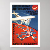 Tschechoslowakischer Luftverkehr Poster (Vorne)
