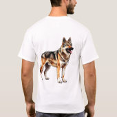 Tschechoslowakischer Wolfshund T-Shirt (Rückseite)