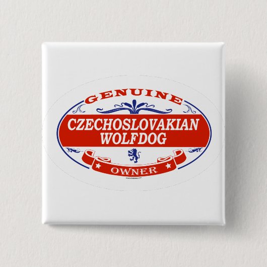 Tschechoslowakisches Wolfdog Button (Vorderseite)