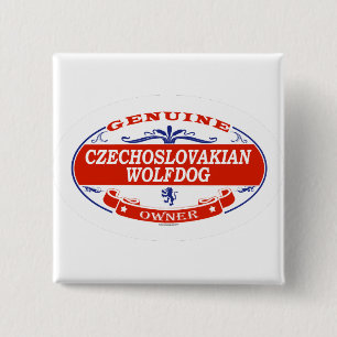 Tschechoslowakisches Wolfdog Button