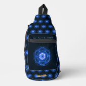 Tscherenkow-Strahlung Crossbody Bag (Vorderseite)