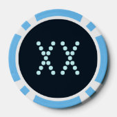 Tscherenkow-Strahlung Pokerchips (Rückseite)