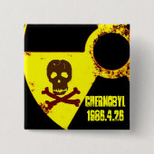 Tschernobyl-Gedenkstätte gegen nuklear Button (Vorderseite)