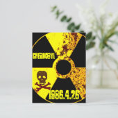 Tschernobyl-Gedenkstätte gegen nuklear Postkarte (Stehend Vorderseite)