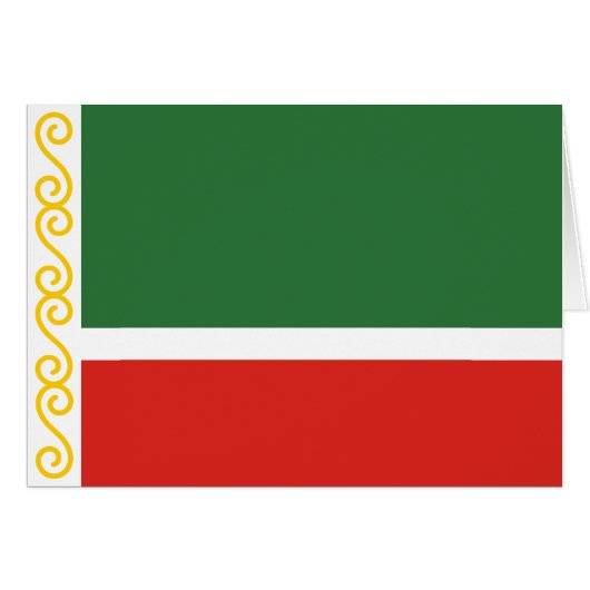 Tschetschenien-Flagge (Vorderseite (Horizontal))