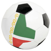 Tschetschenien-Flagge Fußball (Dreiviertel)