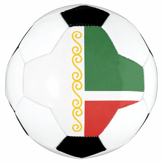 Tschetschenien-Flagge Fußball (Vorderseite)
