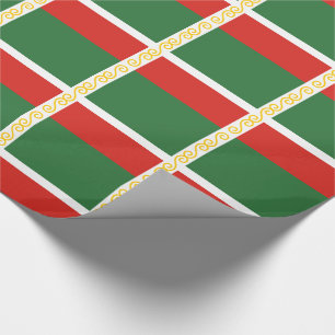 Tschetschenien-Flagge Geschenkpapier