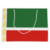 Tschetschenien-Flagge Große Geschenktüte (Vorderseite)