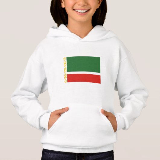 Tschetschenien-Flagge Hoodie (Vorderseite)