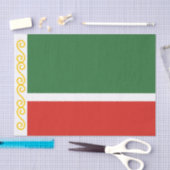 Tschetschenien-Flagge Seidenpapier (Handwerk)