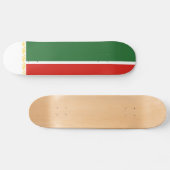 Tschetschenien-Flagge Skateboard (Horizontal)