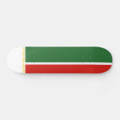 Tschetschenien-Flagge Skateboard (Horizontal)