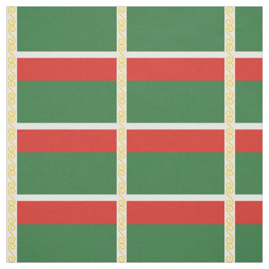 Tschetschenien-Flagge Stoff (Muster)
