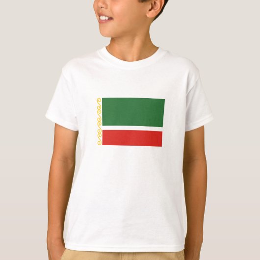 Tschetschenien-Flagge T-Shirt (Vorderseite)