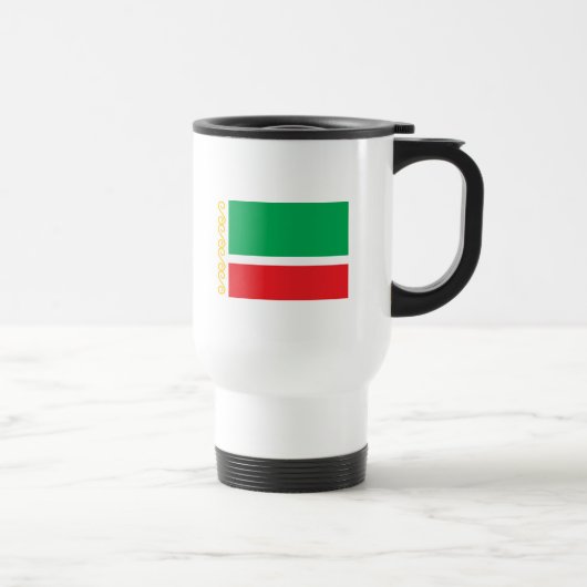 Tschetschenien-Flaggen-Tasse Reisebecher (Rechts)