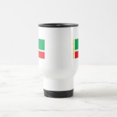 Tschetschenien-Flaggen-Tasse Reisebecher (Mittel)