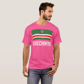 Tschetschenien Tschetschenien Tschetschenien Flag  T-Shirt (Vorne ganz)