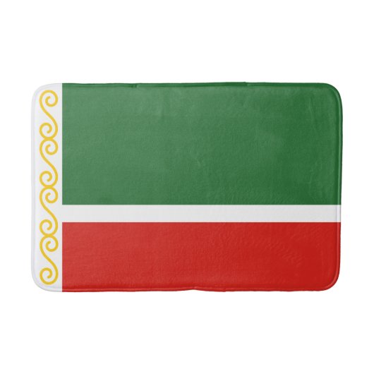 Tschetschenische Flagge Badematte (Vorderseite)