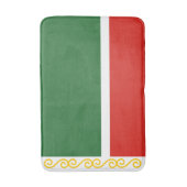 Tschetschenische Flagge Badematte (Vorderseite Vertikal)