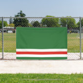 Tschetschenische Flagge Banner (InSitu)