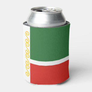 Tschetschenische Flagge Dosenkühler