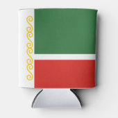Tschetschenische Flagge Dosenkühler (Vorderseite)