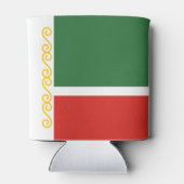 Tschetschenische Flagge Dosenkühler (Rückseite)