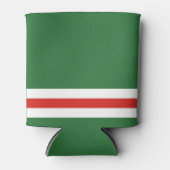 Tschetschenische Flagge Dosenkühler (Vorderseite)