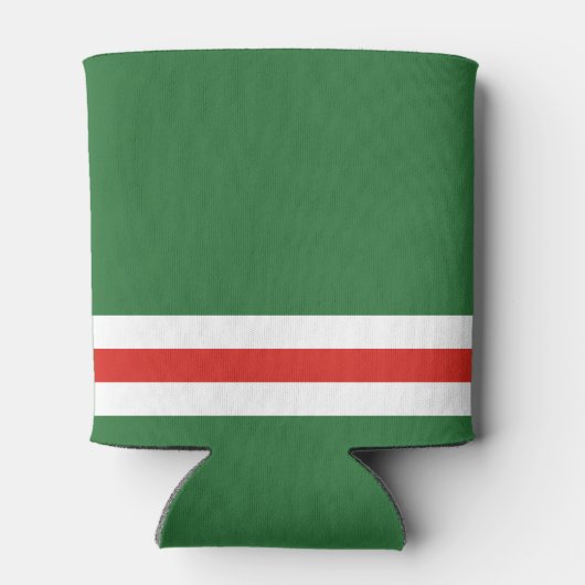 Tschetschenische Flagge Dosenkühler (Rückseite)