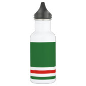 Tschetschenische Flagge Edelstahlflasche (Links)