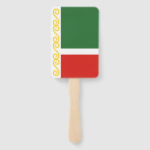 Tschetschenische Flagge Fächer (Rückseite)