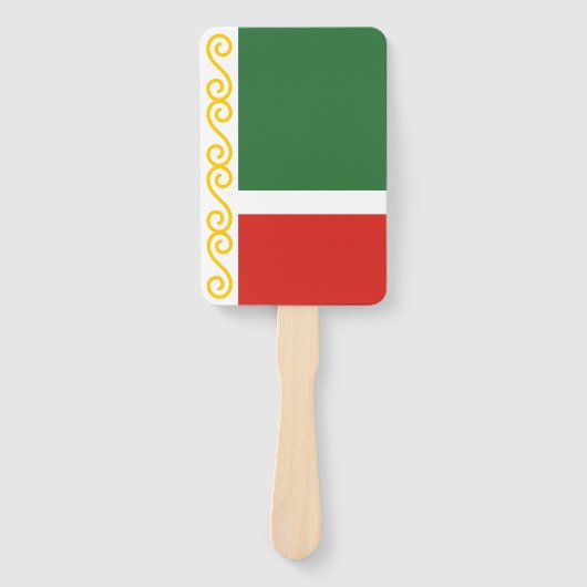 Tschetschenische Flagge Fächer (Vorderseite)